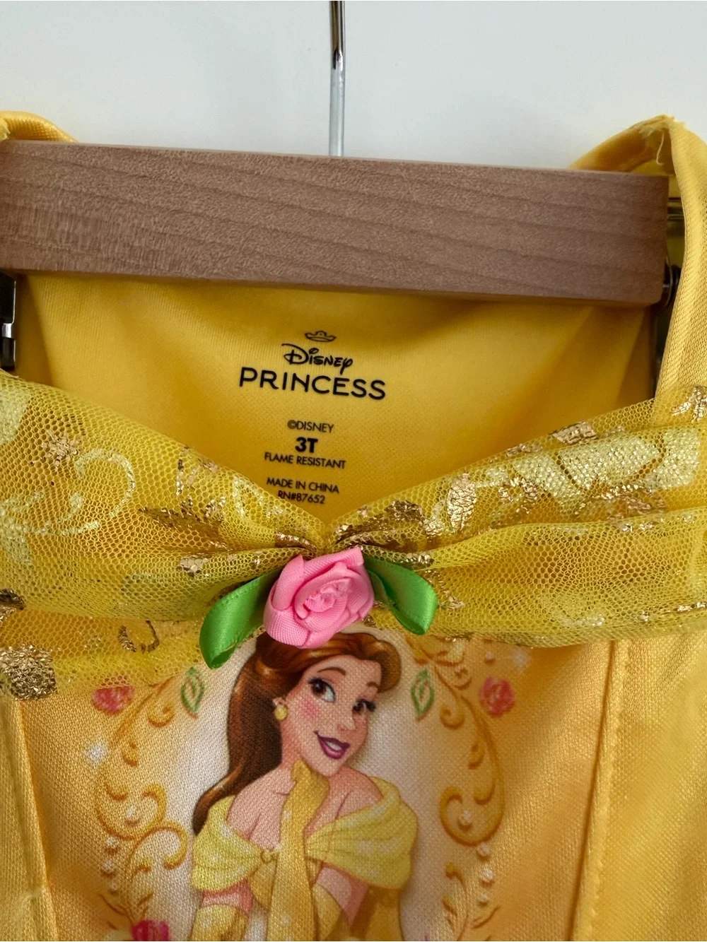 Disney Princess Yellow Belle Dress-Up Costume for Kids